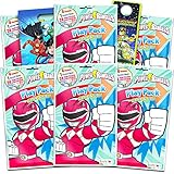 Power Rangers Dino Charge Party Favors Pack ~ Bundle of 6 Power Rangers Dino Charge Play Packs Filled with Stickers, Coloring Books with Superhero Stickers (Power Rangers Party Supplies)