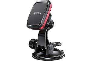 APPS2Car Suction Cup Magnetic Phone Car Mount