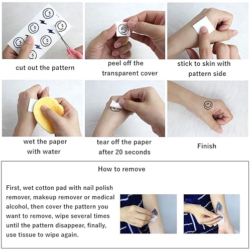 Miniatura 5 de Calcomanía de tatuaje facial temporal de Halloween, maquillaje de cara completa del Día de los Muertos, disfraz de fiesta, calavera de azúcar,