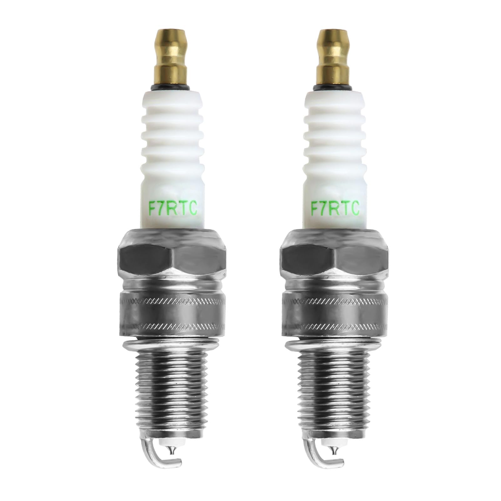 F7RTC Spark Plug for NGK 5534/BPR7ES V-line-19 BOSCH 7992/WR5DC, Champion 332/RN7YC, DENSO W22EPR-U, AC Delco R41CXLS, OEM Spark Plug for Cars, Motorcycles, Small Engines