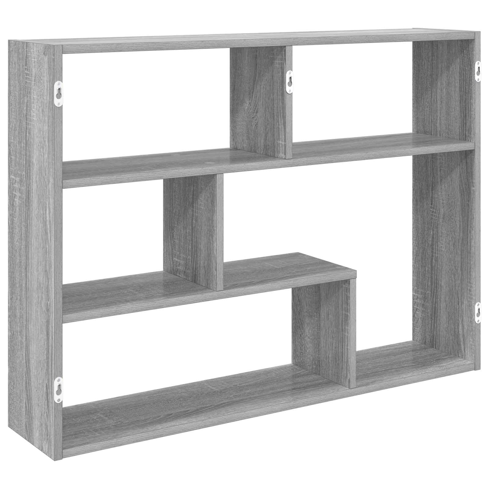 Estantería de pared gris Sonoma 95 x 20 x 69,5 cm