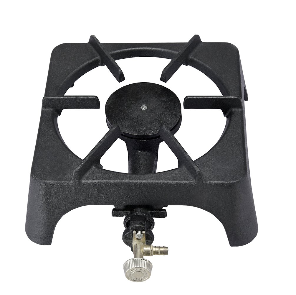 Single Cast Iron Large Gas Lpg Burner Cooker Boiling Ring For Outdoor Picnic Cooking Camping Catering Stove