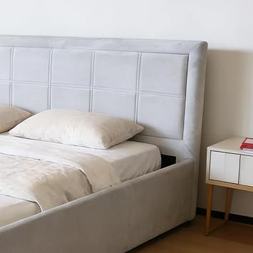 shine planet King Size Lift Up Storage Bed Frame, Upholstered King Platform with Button Tufted Wingback Headboard and Under-Bed Storage, Hydraulic Support, No Box Spring Needed, Noise Free