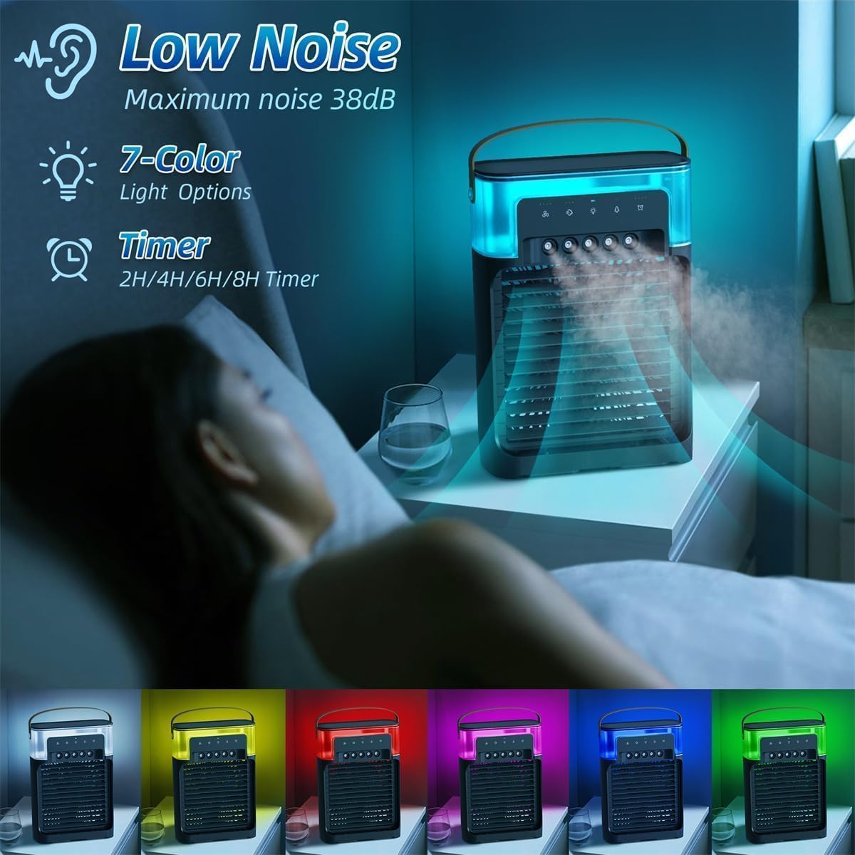 Coco lemon Portable Air Cooler - Cool Mist Fan -2