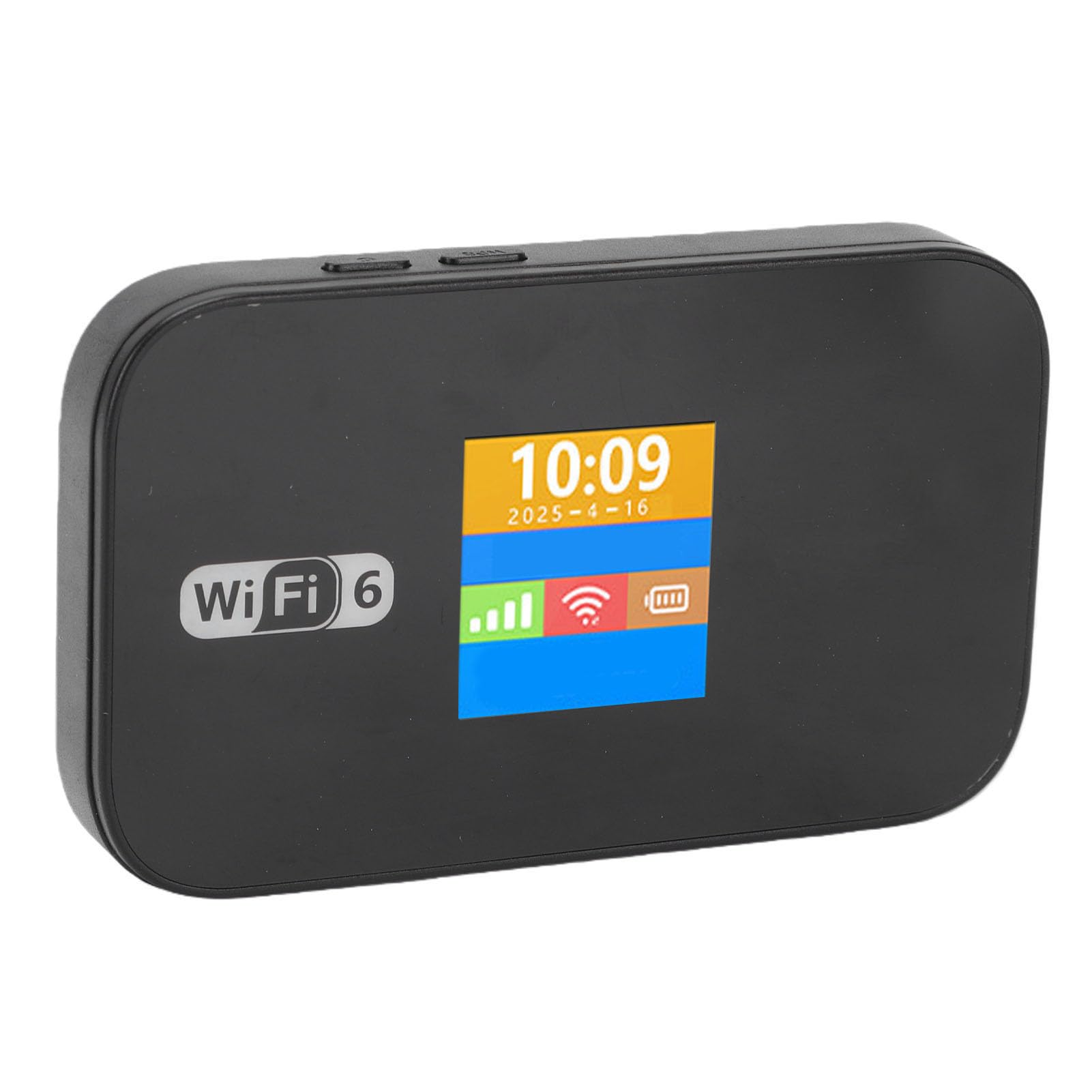 Generic L'hotspot WIFI Mobile Portatile 4G LTE WIFI 6 Dual Band 300 Mbps Supporta 32 Dispositivi Roaming Dati per Viaggiatori e Professionisti Aziendali