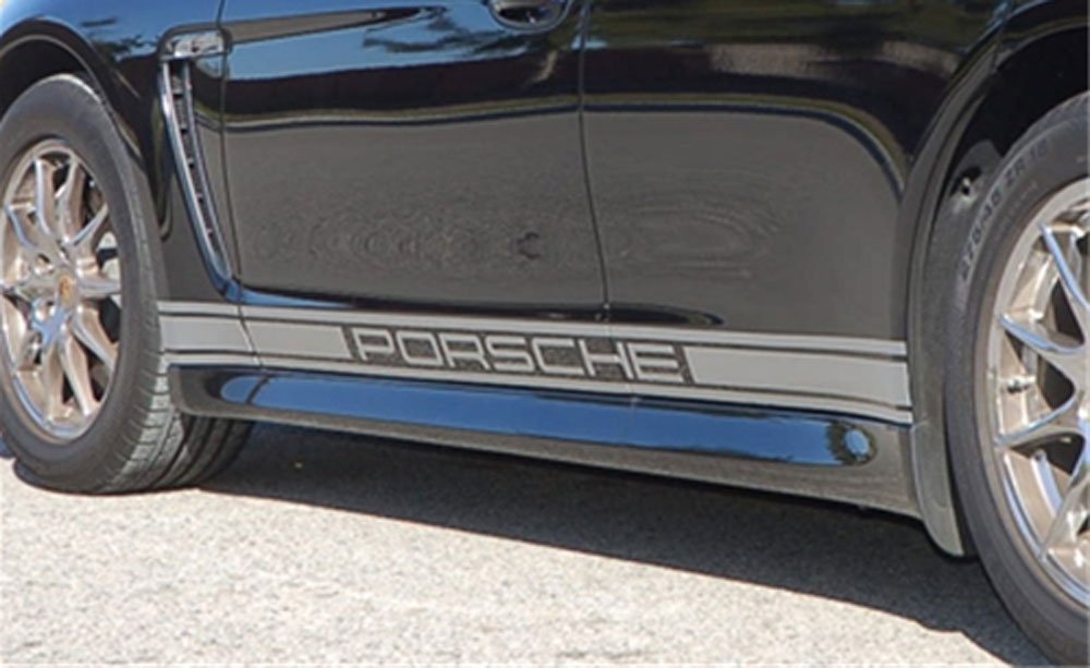 Buy Porsche Cayenne Black Decal Kit Left and Right Side Skirts Porsche
