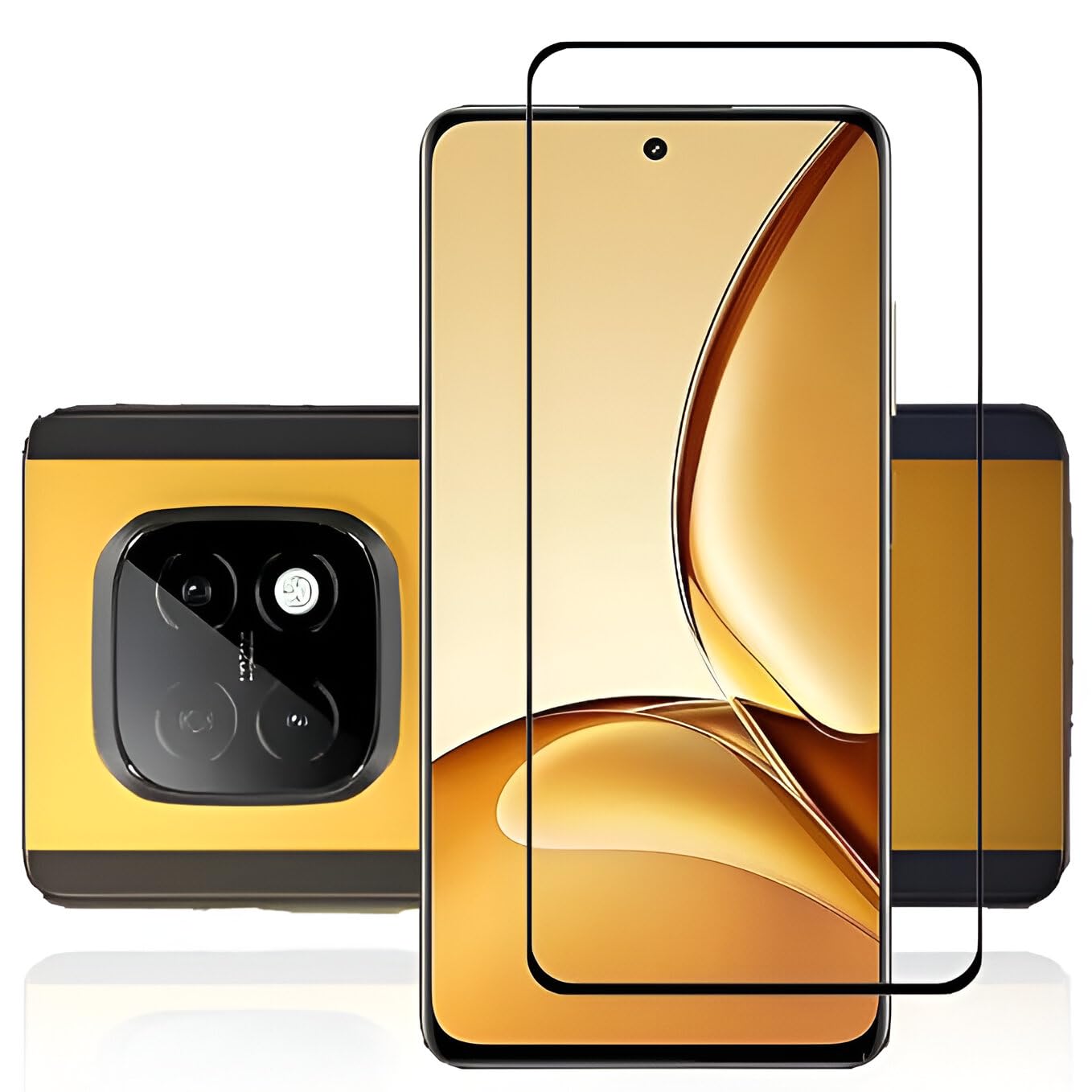 MoCoTech HD+ Edge-to-Edge Tempered Glass for Realme Narzo 70 Turbo 5G – Full Screen Protector Guard, 9H Hardness, Anti-Scratch, Bubble Free, Case Friendly, Ultra Clear with Easy Installation Kit