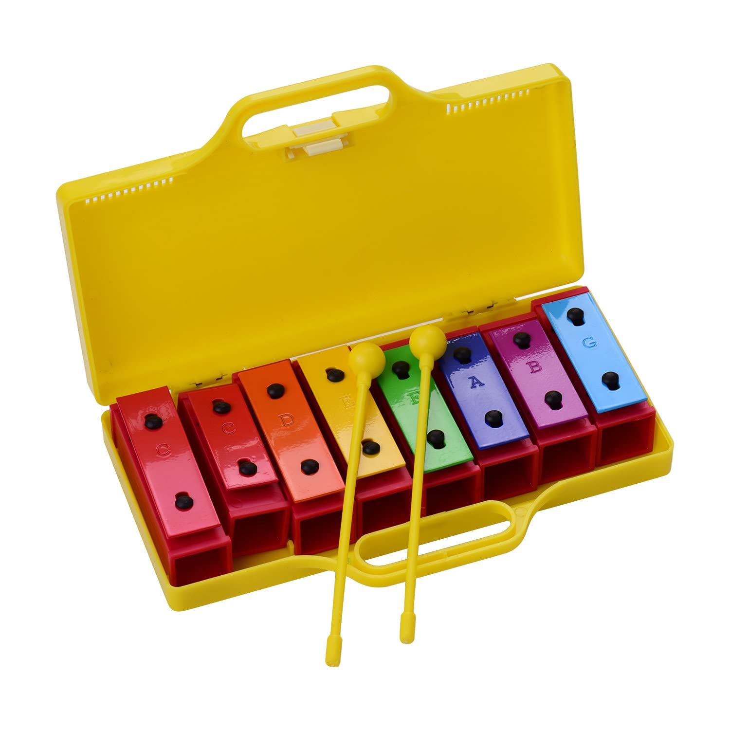 VEVOR Kit Xylophone Glockenspiel 32 Notes Maillets Support Tapis d'Entraînement 20,3cm