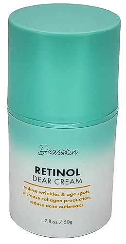 Miniatura 2 de Dearskin Crema de retinol para la cara crema hidratante antienvejecimiento 17 onzas hidratante nocturna y día con ácido hialurónico botánico