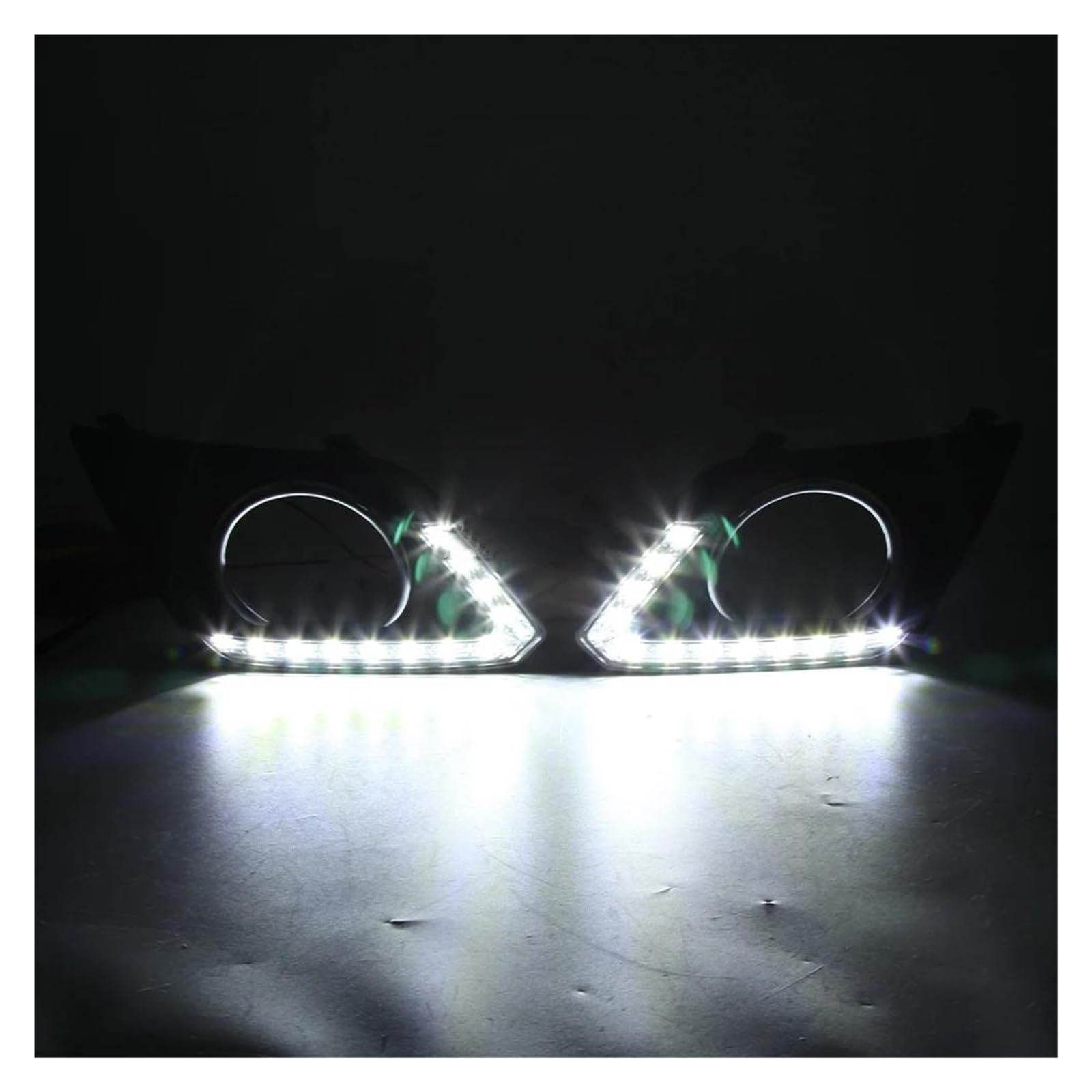 Faros Antiniebla LED DRL Para Nissan T32, Para X-trail Y Para Rogue SUV 2014, 2015 Y 2016 Luces Diurnas Faros Antiniebla(ONLY white)