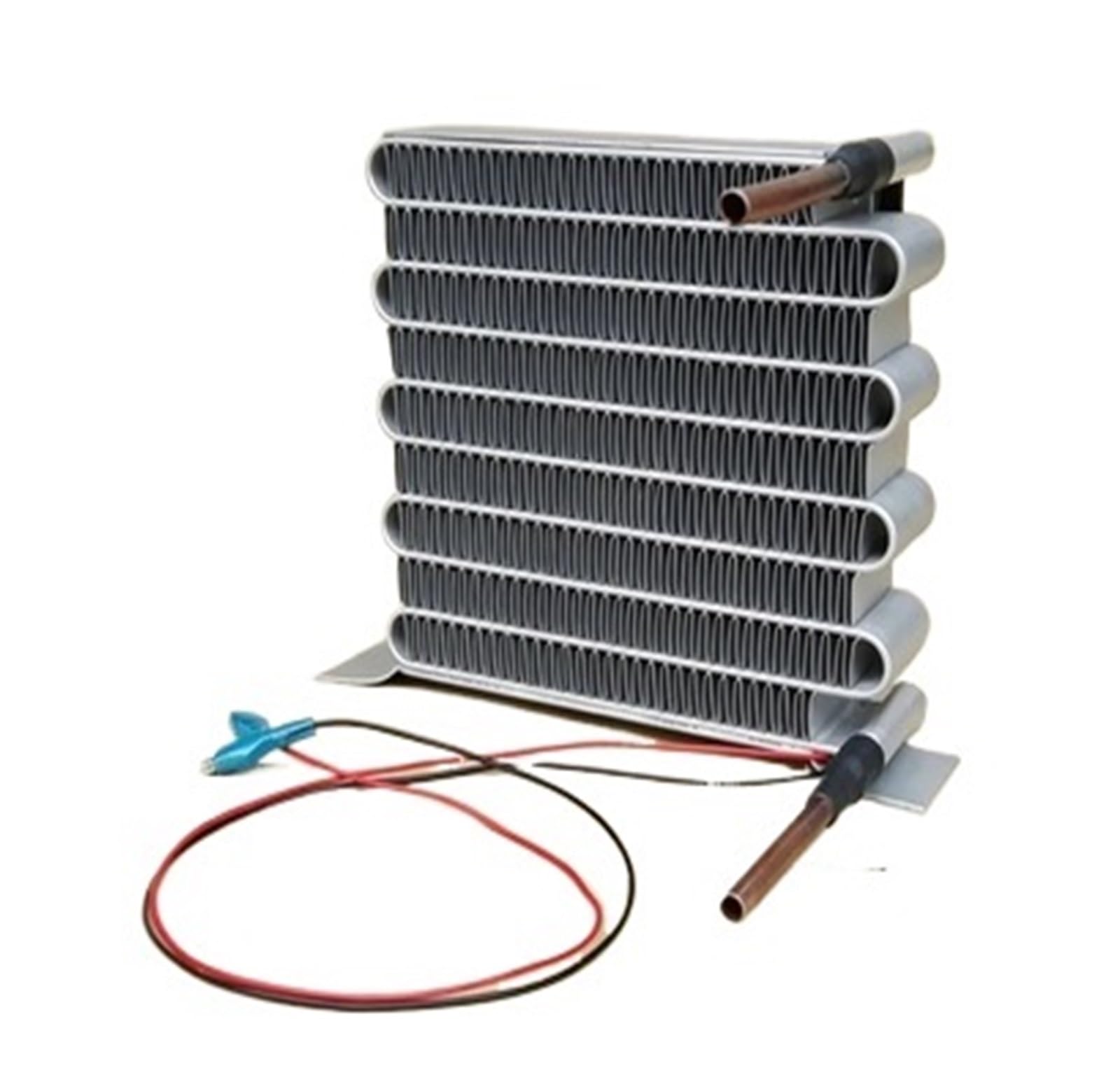 Condenseur de congélateur et de réfrigérateur WT1232S1, mini radiateur à condensateur | Refrigerator freezer air-cooled water-cooled aluminum fin copper tube heat exchanger with fan(WT1232S1,With 12V fan)