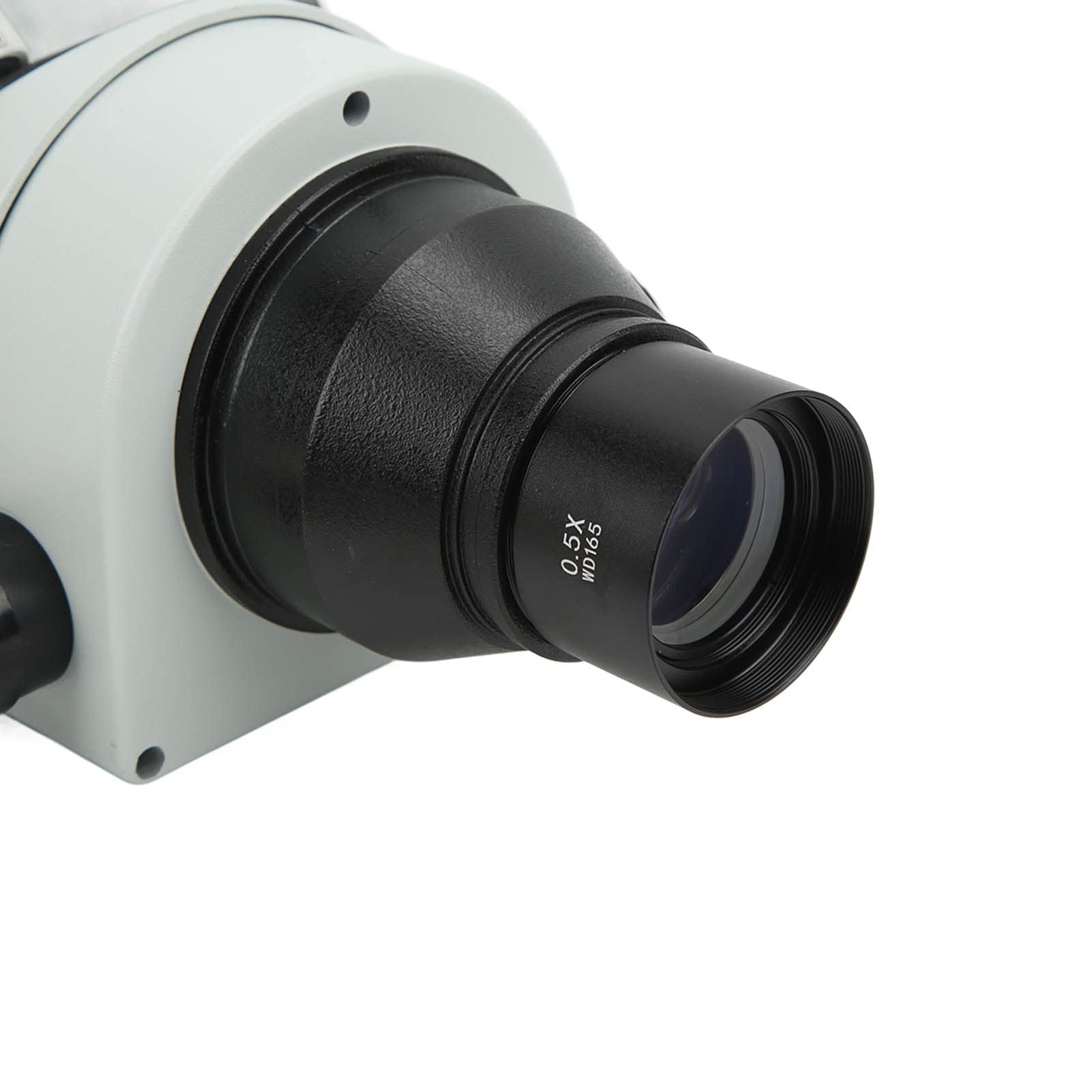 FTVOGUE Cabezal de Microscopio Cabezal de Microscopio Estéreo Trinocular de Vidrio Metálico Zoom de 3,5X a 45X Inclinación de 45 Grados Rotación de 360 ​​Grados para Inspección de Laboratorio de
