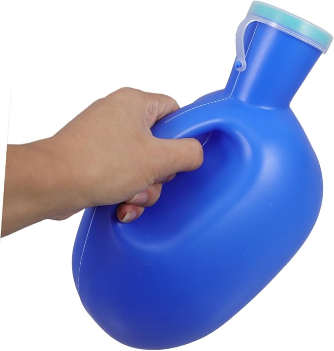 Orinal portátil para hombres con tapa a prueba de fugas miniatura 3