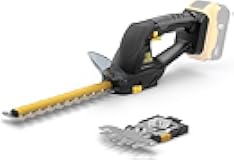 Cordless Hedge Trimmer (Tool Only), Compatible with DeWalt 20V MAX Battery, 2-in-1 Cordless Grass Shear 1500RPM, 3.3 lbs Handheld Shrub Clipper with Battery Protection, 8