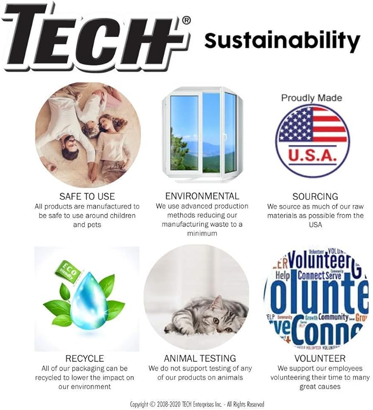 TECH Multi-Purpose Stain Remover, 128 oz, For Carpet, Clothes, Upholstery, and Other Fabrics