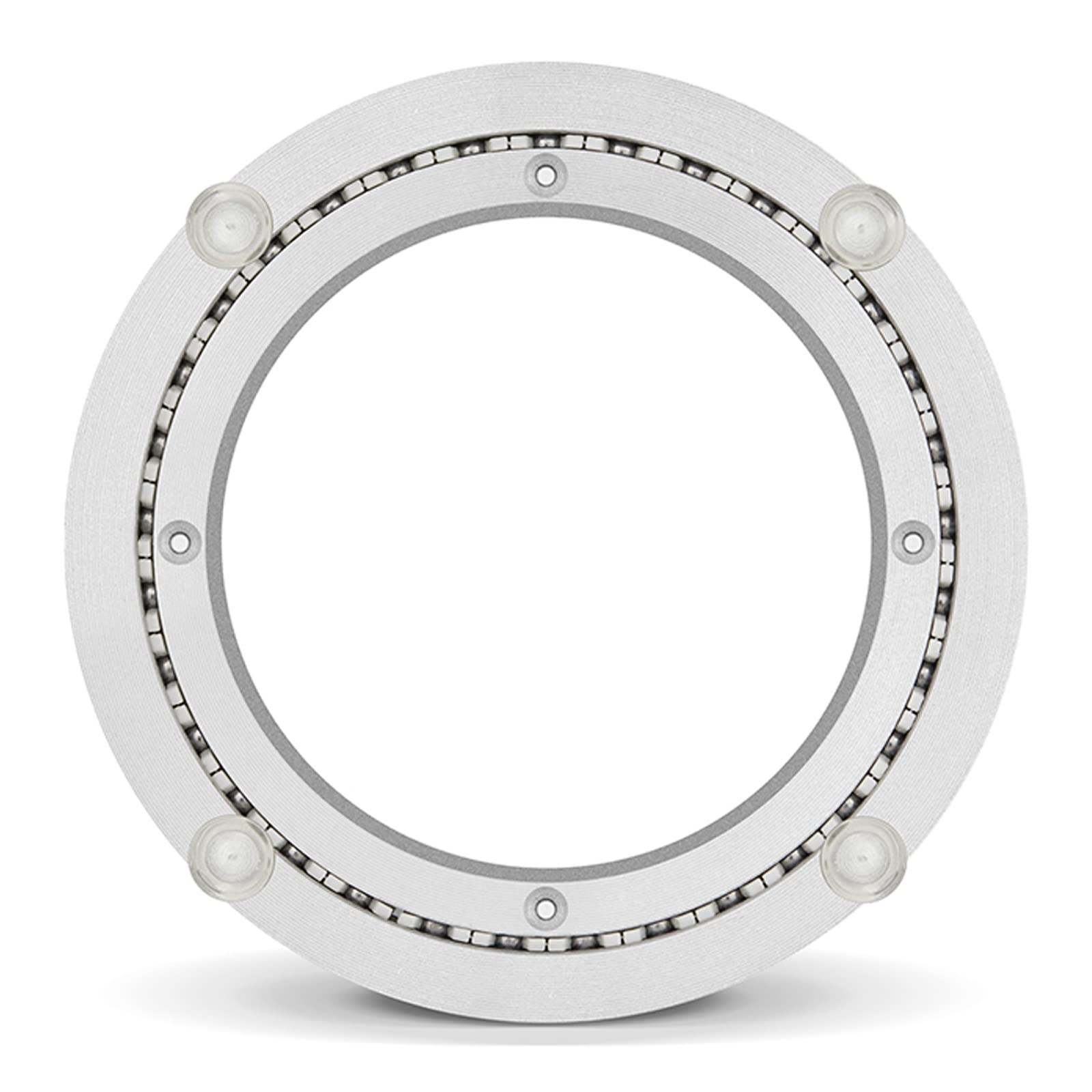Draailager van aluminiumlegering, 8 inch draaitafel van aluminiumlegering, robuuste kogellagers, draaitafel met drukkogellagers, tafel draaibaar voor eettafel, tv-monitor, tafelblad, serving thuis en restaurants