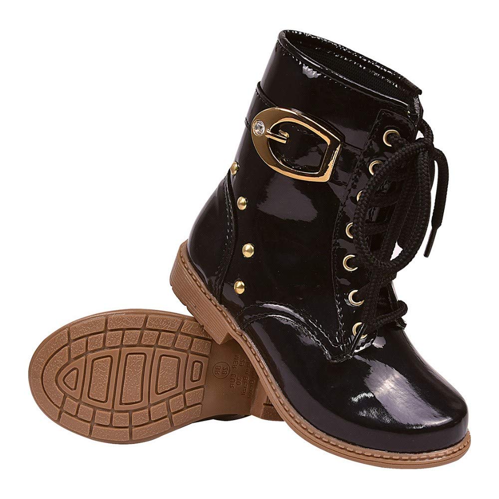 Bota Coturno Infantil Menina Cadarço Fivela Preta Verniz em promoção! Veja a oferta e mais achadinhos de Botas & Galochas Infantis 3 Hoje é o melhor dia para comprar Bota Coturno Infantil Menina Cadarço Fivela Preta Verniz com aquele preço maroto! Promoção! Aproveite a oferta! 3