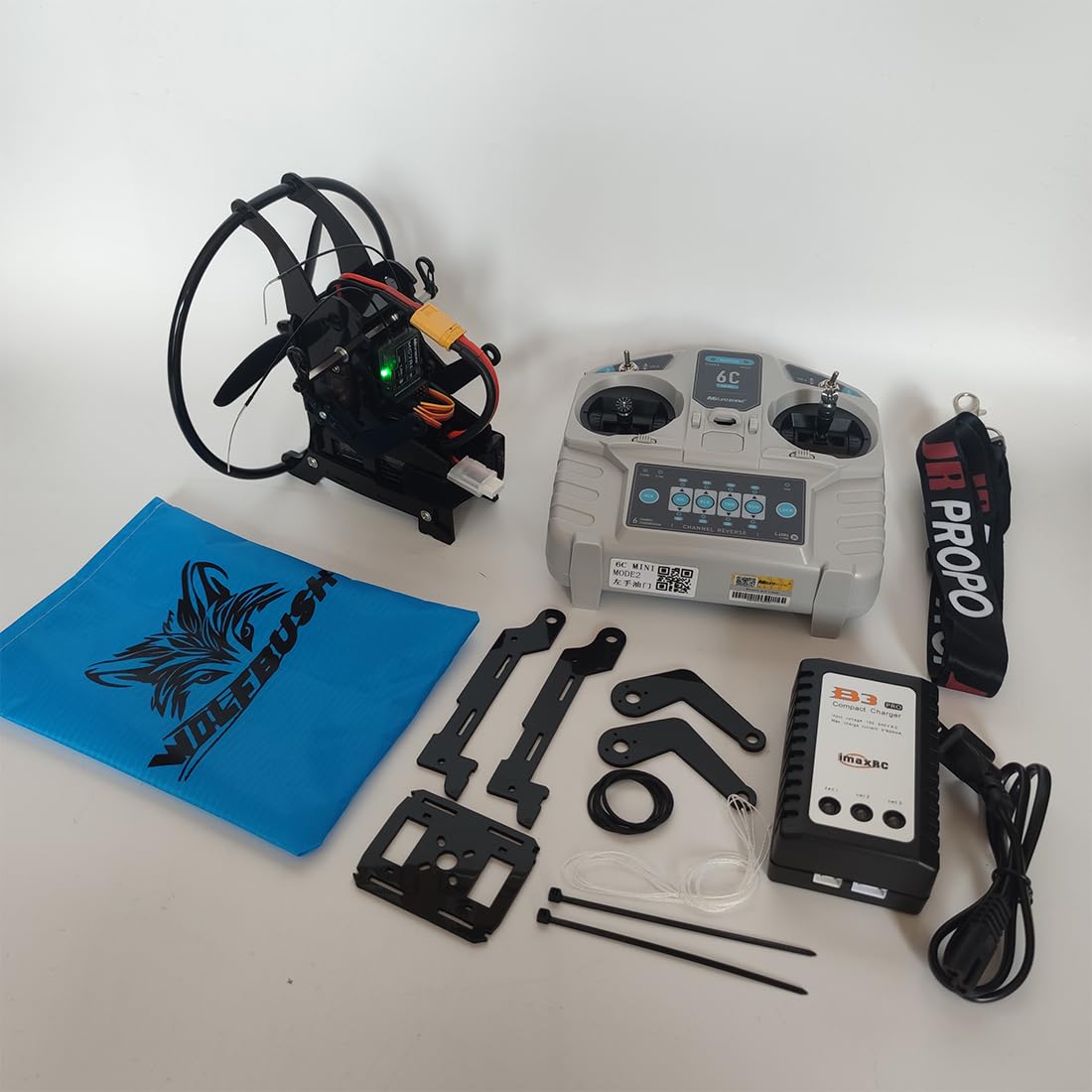 2.4G 128cm Spannweite RC Paraglider, Elektrische Stunt Mini Paraglider Modell Stuntflug In Großer Höhe RC Flugzeugmodell, Urlaubs- Und Geburtstagsgeschenk (RTF Version)