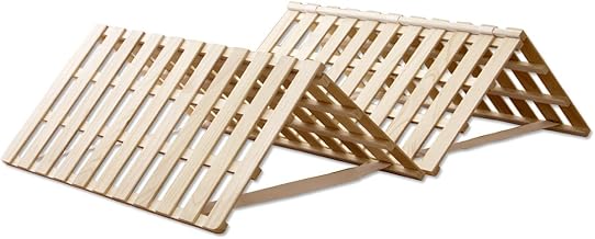 Tansu no Gen 17610004(82344) Slatted Wood Bed Base, Single Size, Foldable, Four-Fold, Durable, Natural Paulownia, Slatted Bed, Folding Bed, Bed Frame