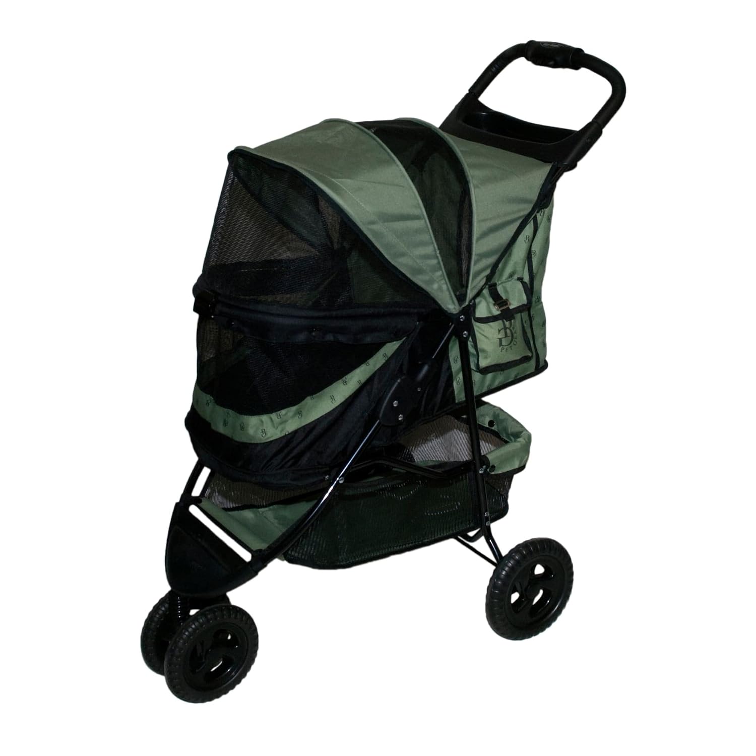 Pet Gear No-Zip Special Edition 3 Wheel Pet Stroller for Cats/Dogs, Zipperless Entry, Easy One-Hand Fold, Removable Liner, Cup Holder, 4…