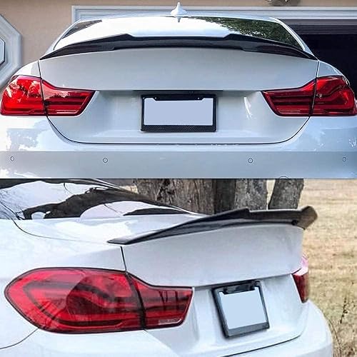 Miniatura 9 de AeroBon Alerón de maletero de fibra de carbono real compatible con alerón BMW F82 M4 Coupé 2015-2020 (estilo MV)