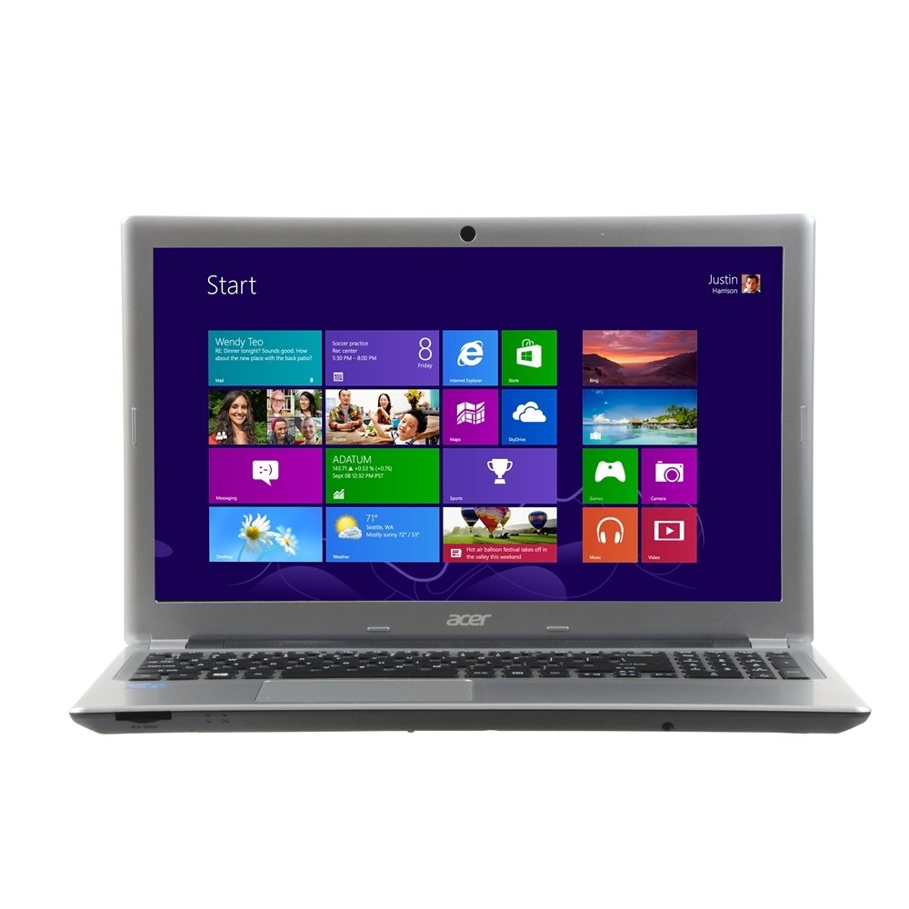 Acer Aspire V5 ノートPC シルバー 15.6インチ Acer Aspire V5-471P 14-Inch Touchscreen Laptop (Misty Silver