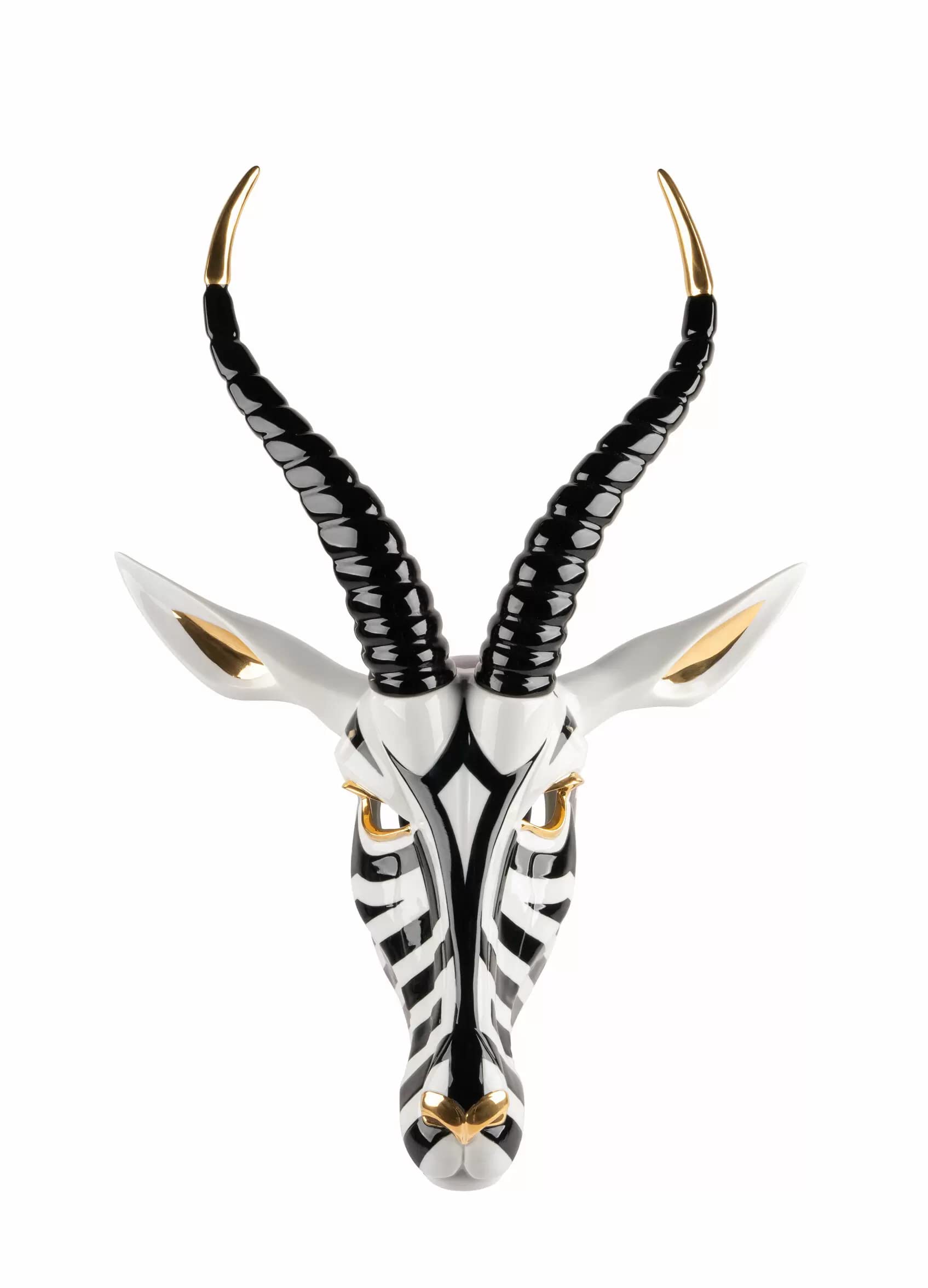 LLADRÓAntelope Mask Black and Gold #9541