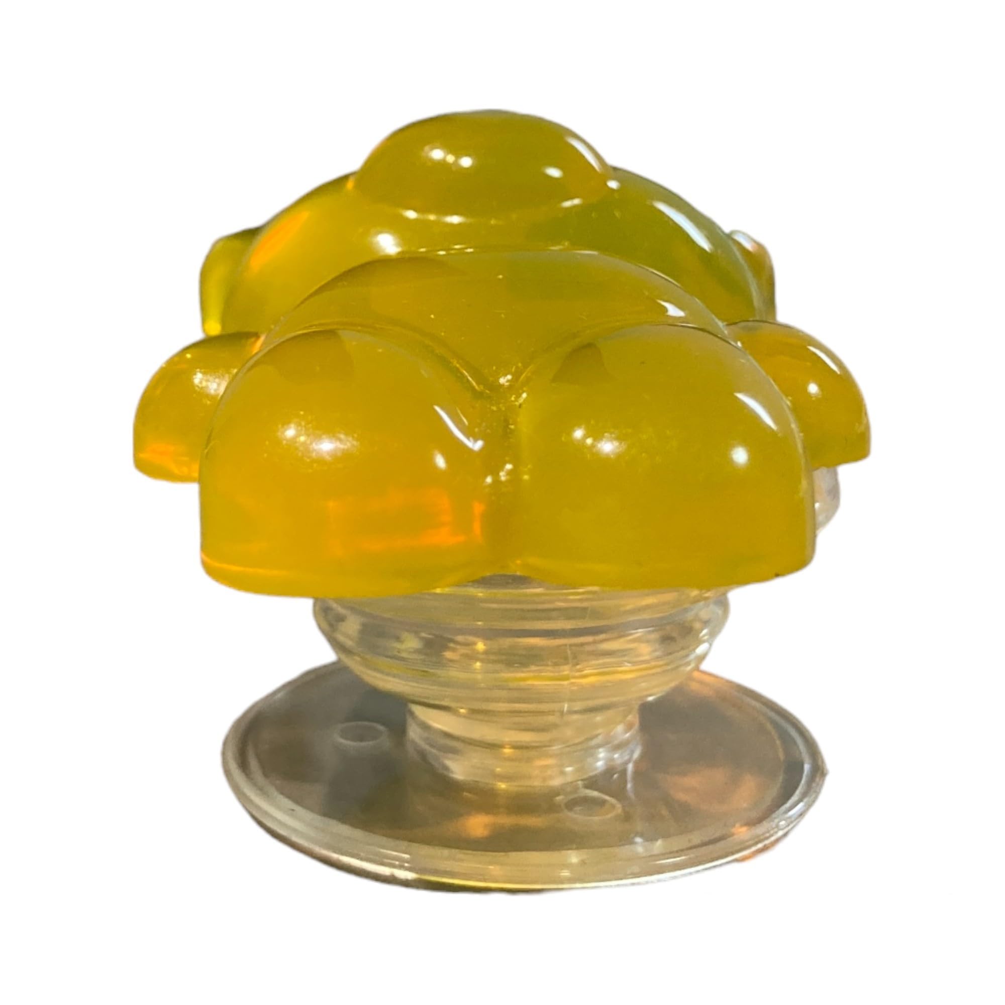 クリスタル ベア くま 磁力吸着 マグネット 折りたたみスマホグリップ | クリスタル ベア くま 熊 MagSafe対応 磁力吸着 マグネット 粘着式 両面テープ 折りたたみスマホグリップ ソケッツ 韓国  スマホリング リング スタンド グリップトック バンカーリング スマホ 落下防止 携帯リング グリップ(イエロー・両面テープ) | ホールド 通販