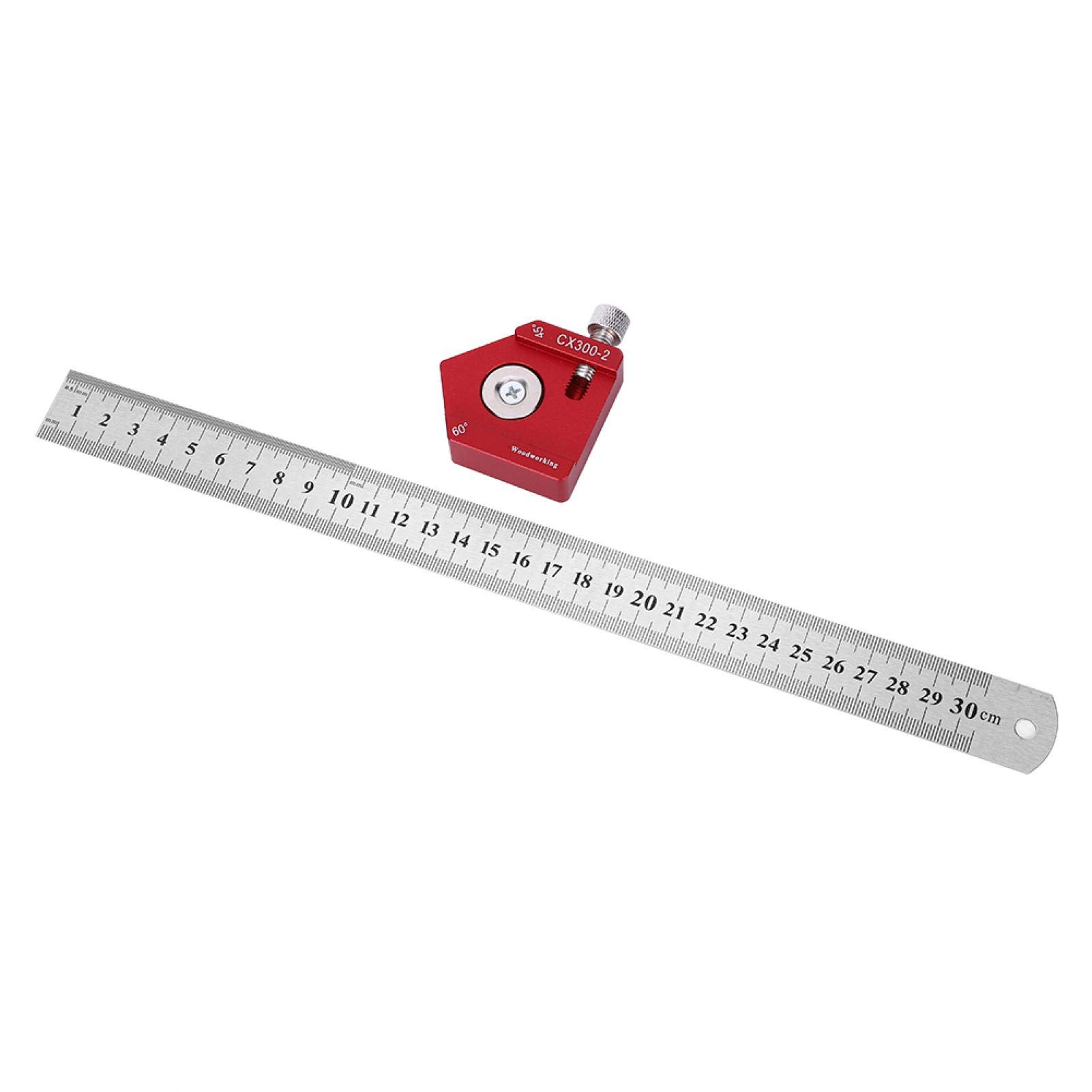 Signwriters Ruler Woodworking Scriber Ruler Marking T-Ruler High Precision Woodworking ...