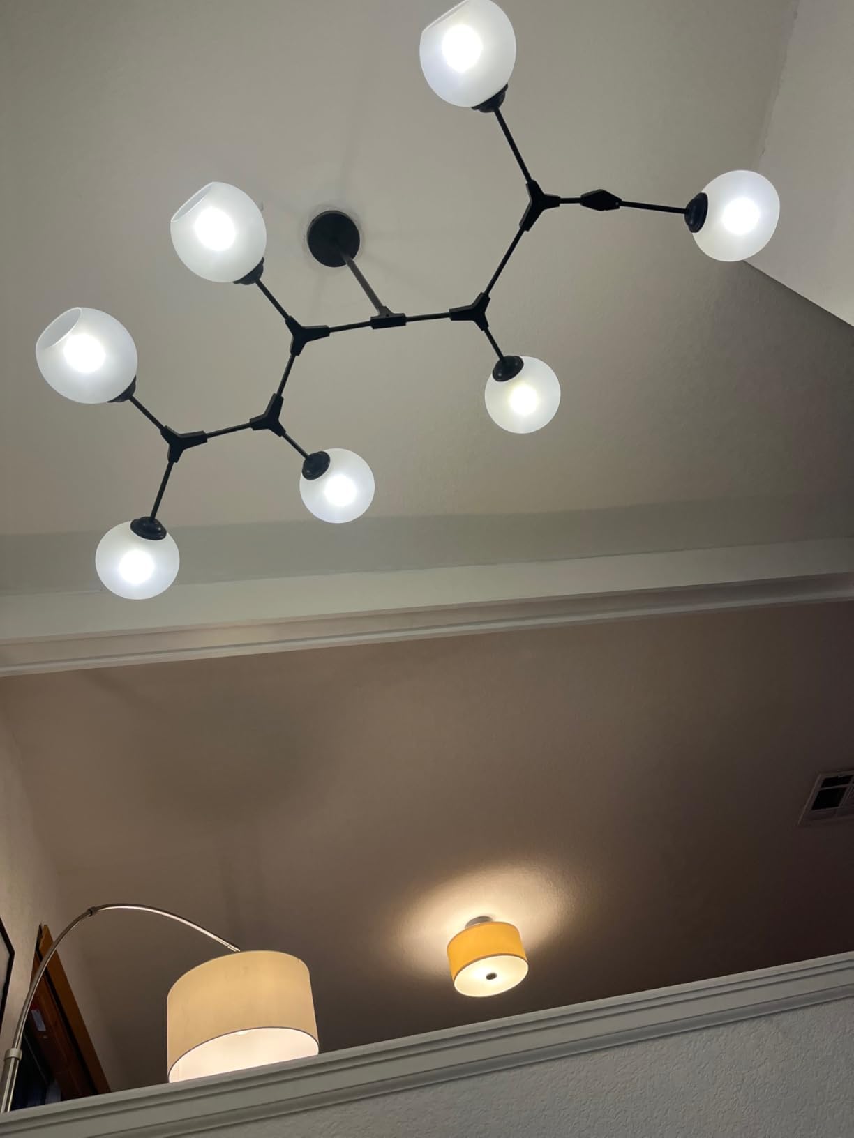 Paquete de 3 globos de vidrio esmerilado transparente para reemplazo de accesorios de luz, 5.9 pulgadas de diámetro, cubierta de pantalla redonda de vidrio suave para lámpara colgante, 5
