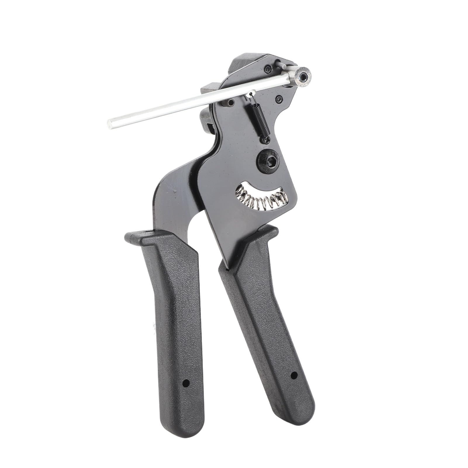 Estink Black Metal Tie Wrap Gun, Stainless Steel Cable Tie Gun Automatic Tensioner Cutter Tool For Stainless Steel Cable Ties