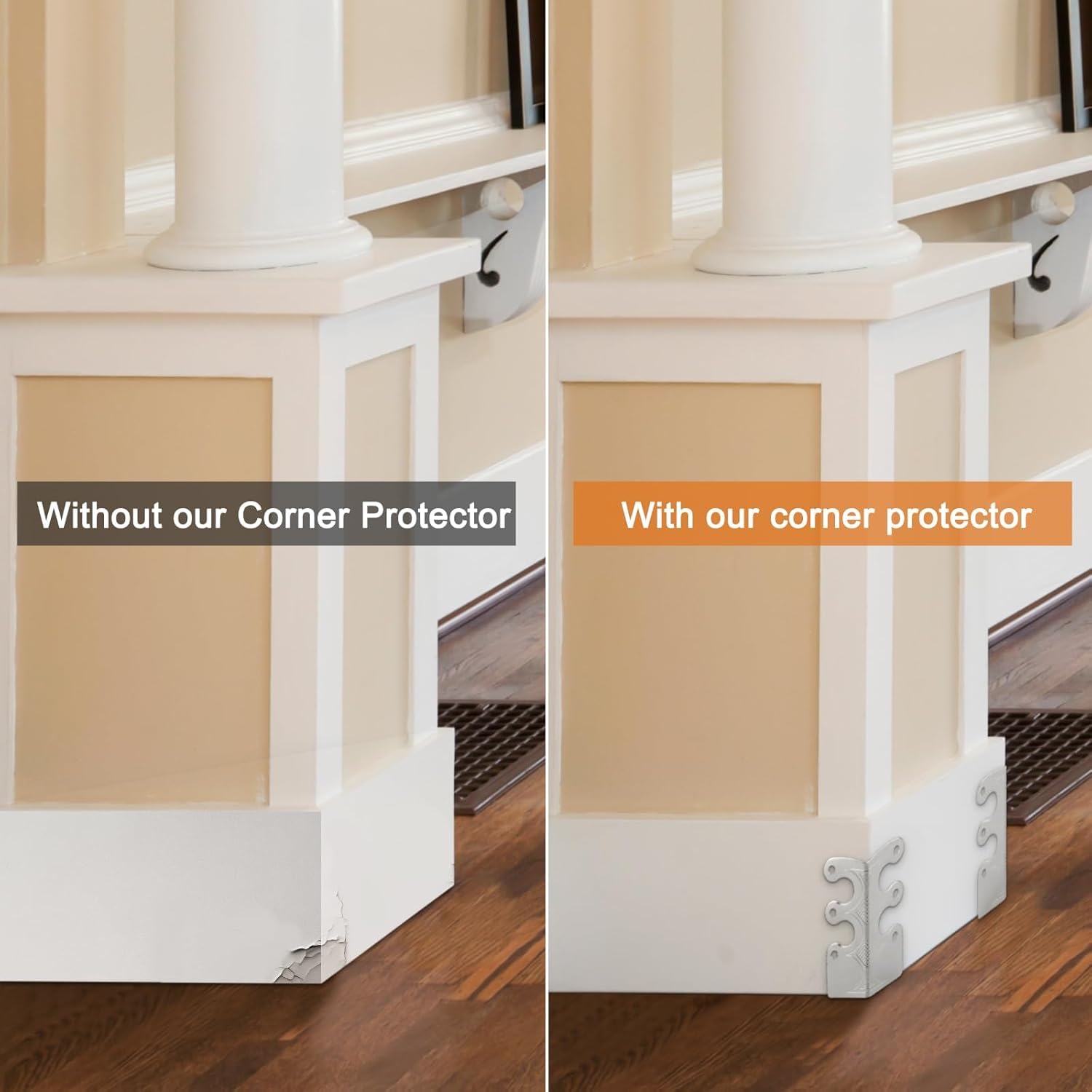 Skiffers Baseboard Corner Protectors, Metal Corner Protector, Brass Skirting Board Corner Protectors Decorative Protector Cover 10 Pce Gold 6a8d8233 898d 49a5 82f9 De3469d572d2.095872918f273b63674050de7af4455c