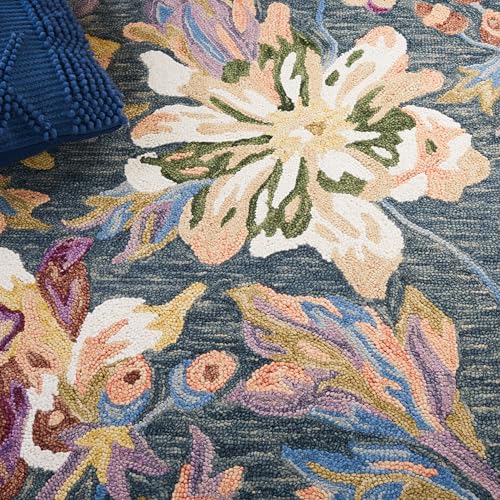 Image of Hand Tufted Premium Rug Premium Wool Carpet for Living Room Bedroom and Hall Size 10x14 Feet Color Multi