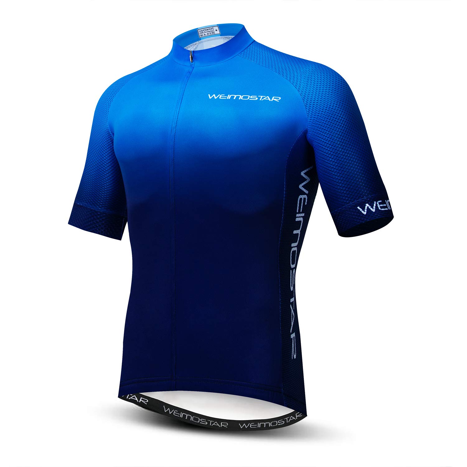 New Pro Full Zipper Men's Cycling Jersey Short Sleeve Riding