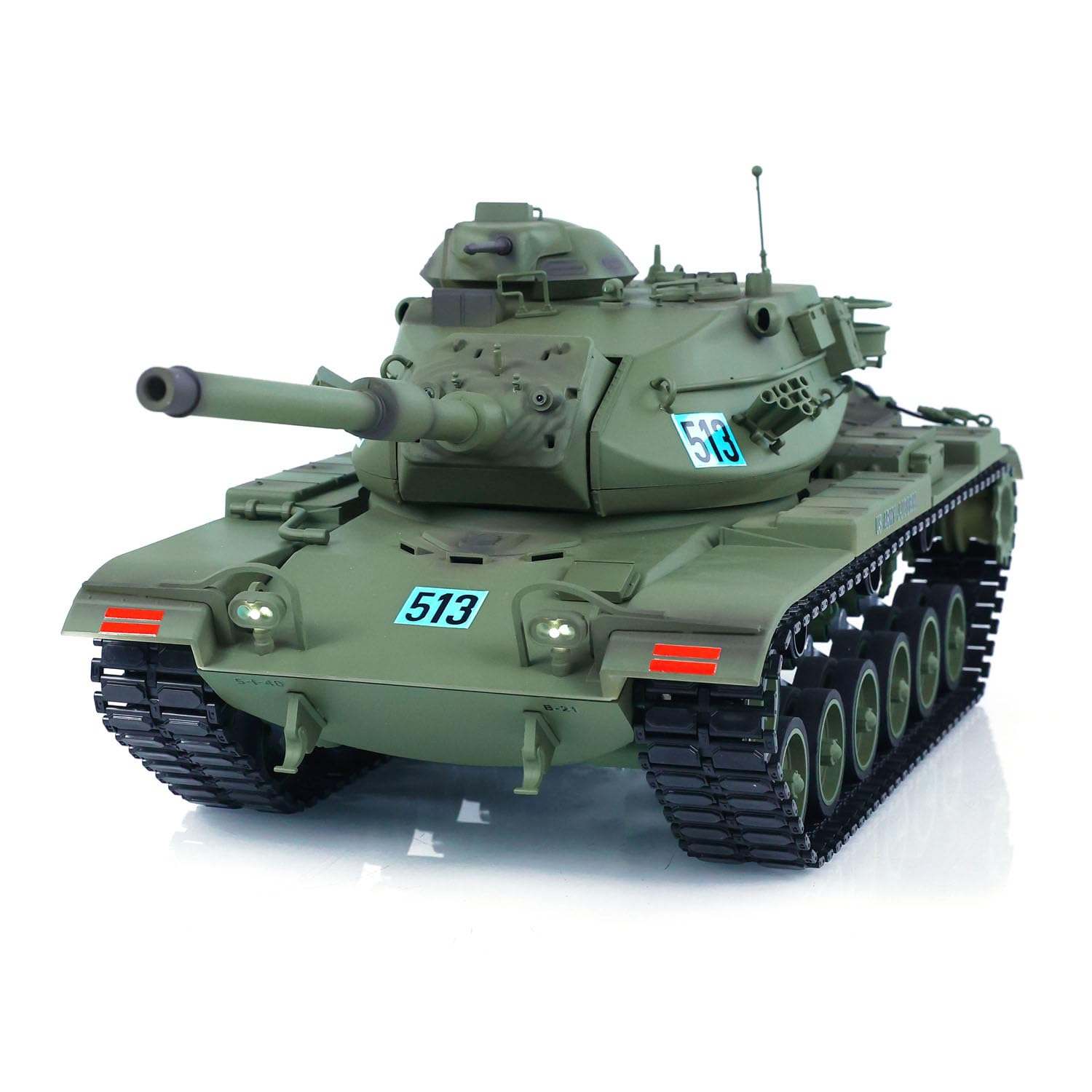 TOUCAN RC HOBBY TD Modelo 1/16 RC Tank M60A3 USA Control remoto BB Infrarrojo Battle Model Smoke