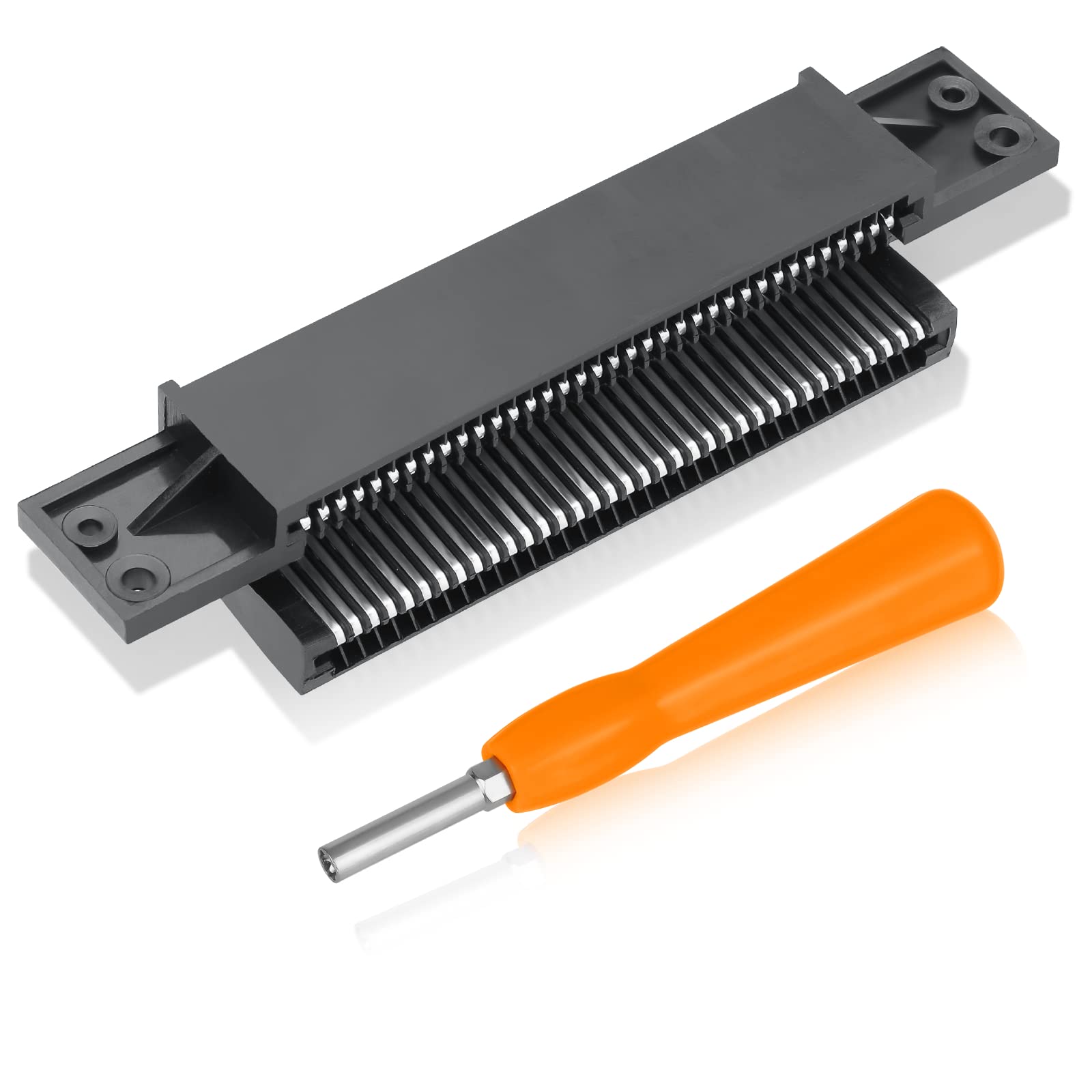 SUNJOYCO NES Cartridge Slot, 72 Pin NES Connector with 3.8mm 4.5mm Screwdriver Bit for Nintendo Console NES 8 Bit System