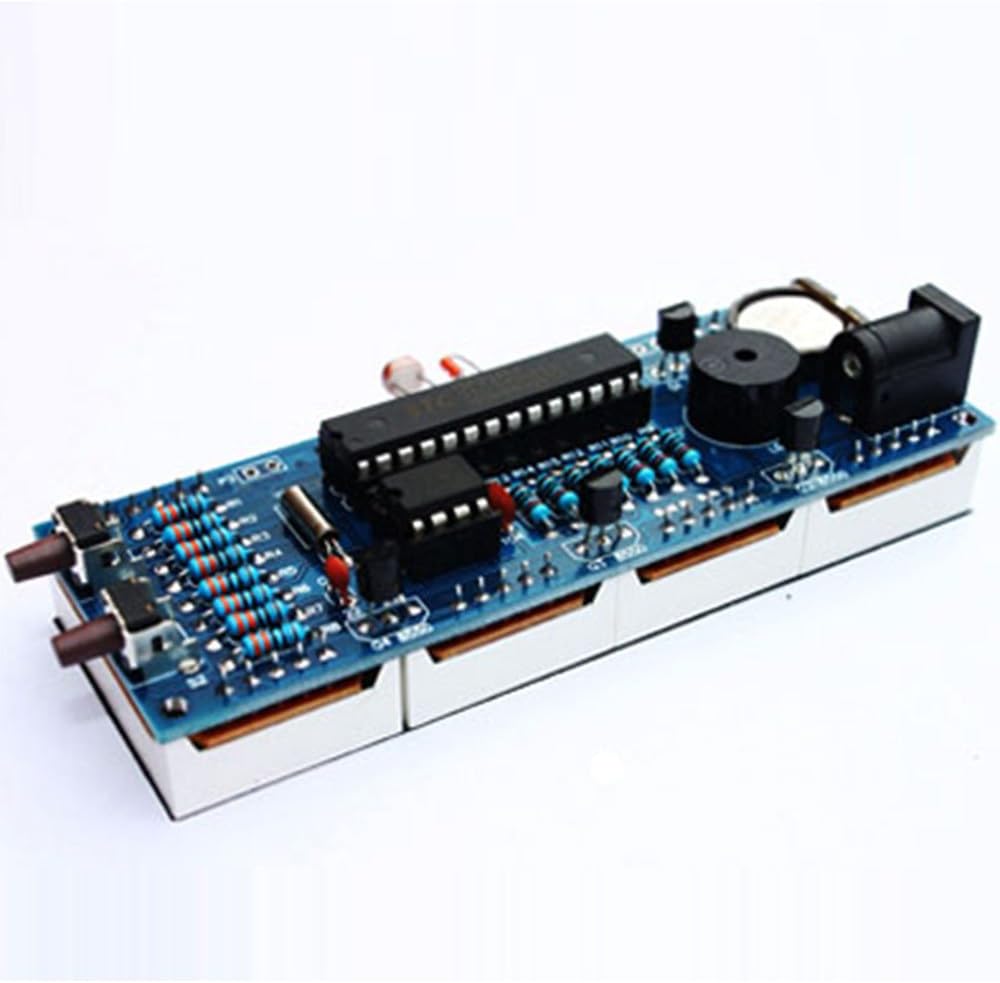 Amazon Ren He Led時計 デジタル時計 4桁 Ledクロックキット コントロール 0 8インチ デジタルチューブクロック 温度日付時間表示機能 グリーン 置き時計 掛け時計 オンライン通販