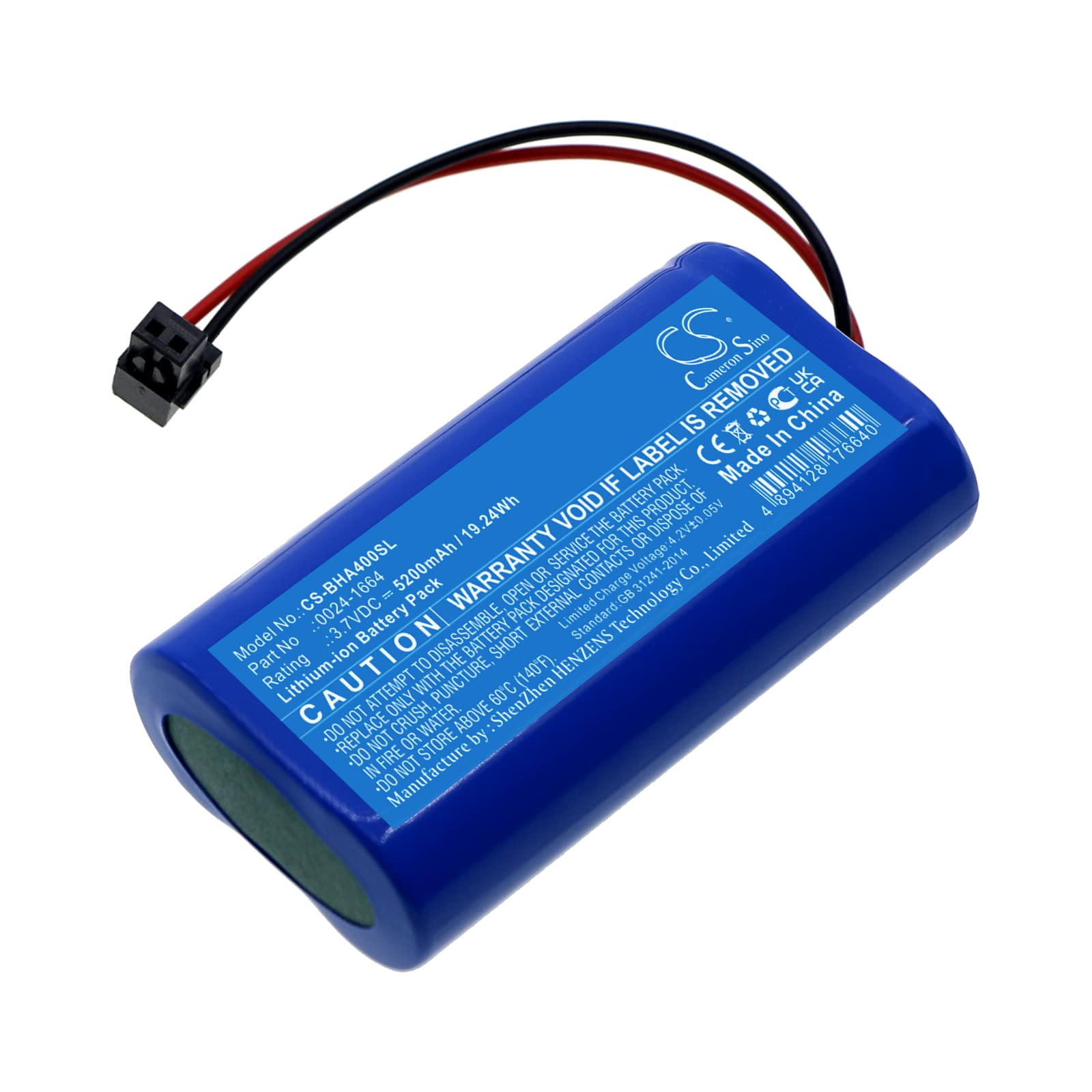 Cameron SinoCS Replacement Battery for Bacharach PCA-400