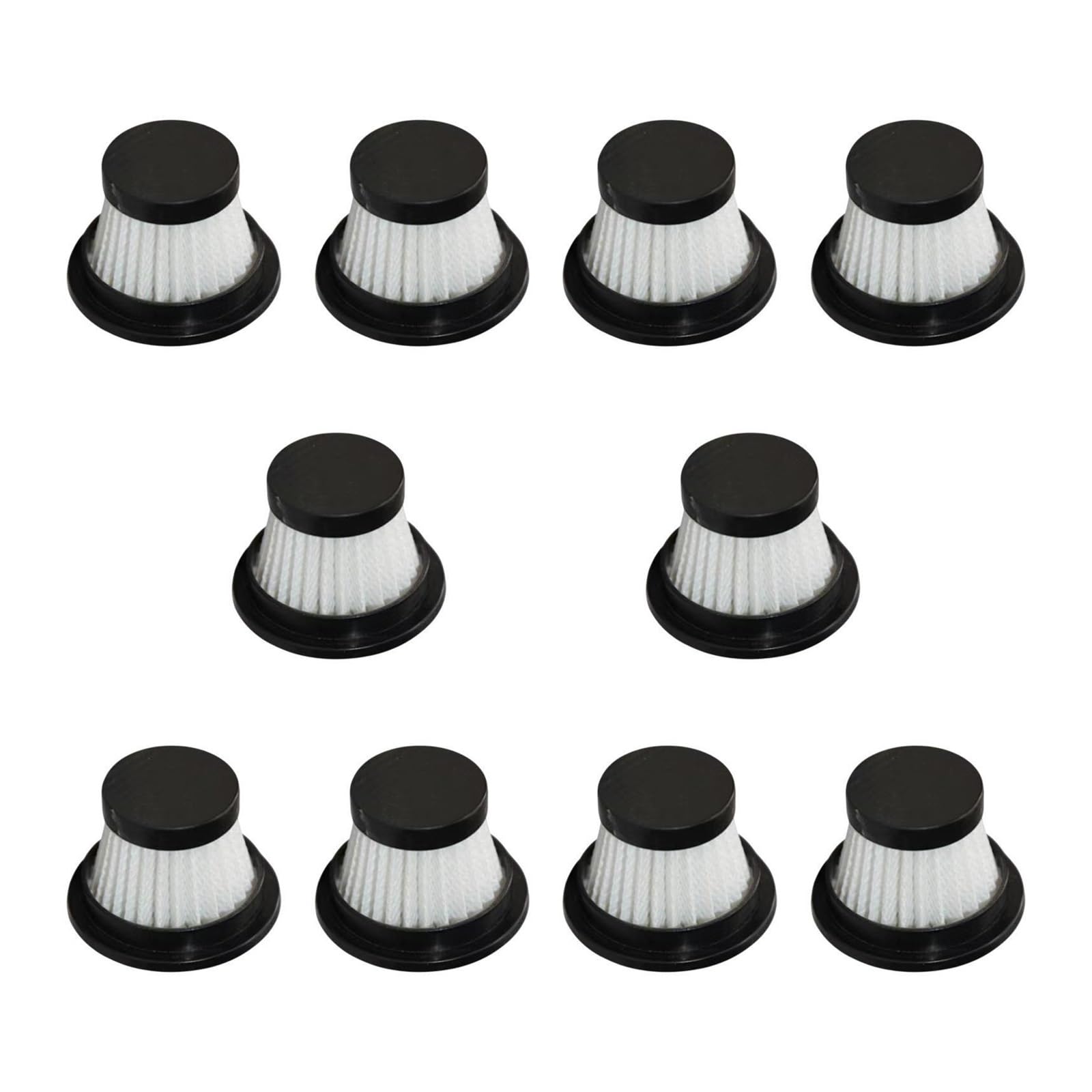 10 Filtros HEPA Lavables, Solo Suministros De Limpieza, Filtro De Repuesto For Aspiradoras, For Uso Diario, Hogar, Cocina, Dormitorio, Automóviles.