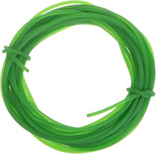 Polyurethane Round Belts 3mm Dia 32.8ft(10 Meters) Length Rough Surface PU Urethane Belt for Drive Transmission, Green
