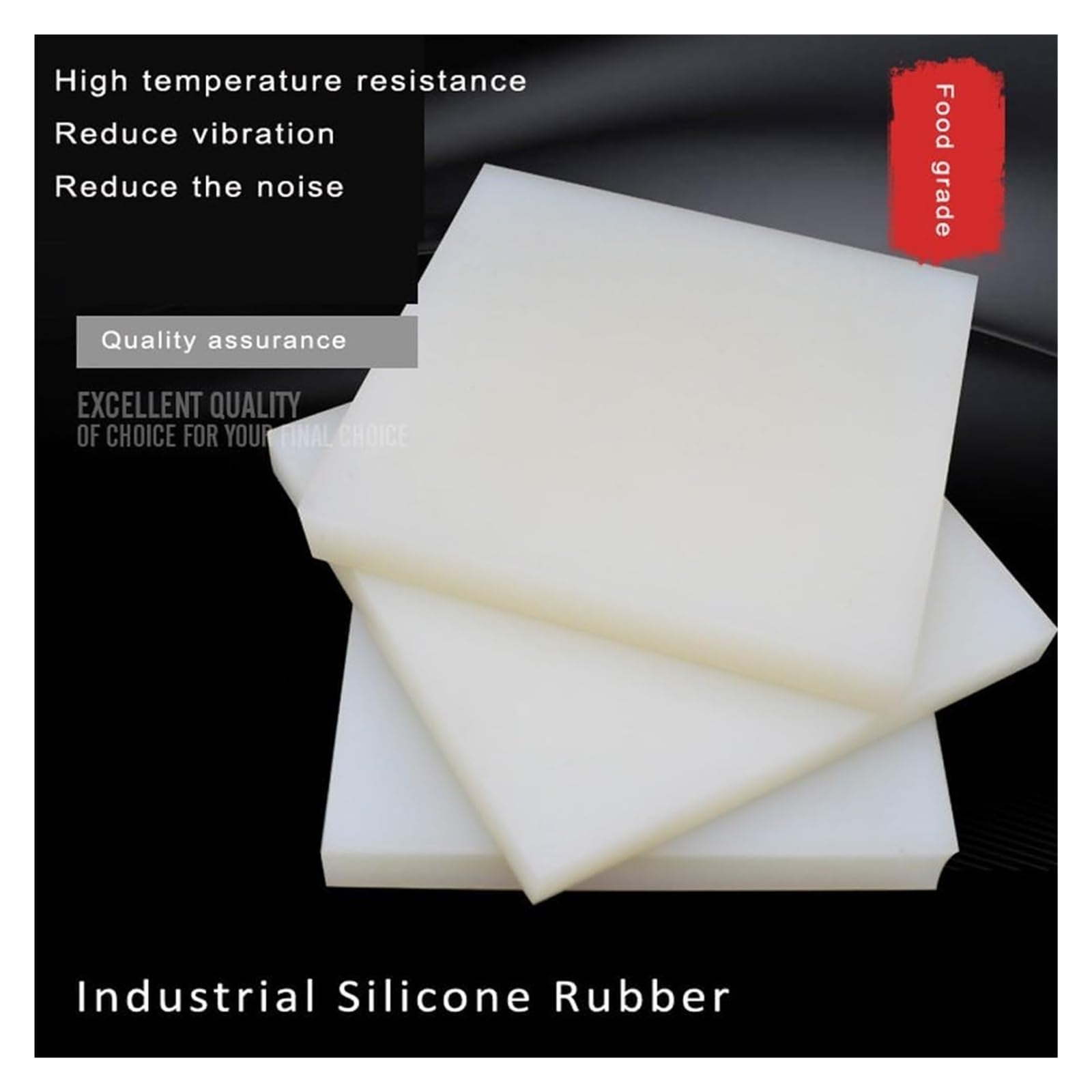 50 x 50 mm, 100 x 100 mm ，Gummiplatten(50 * 50 * 50mm)