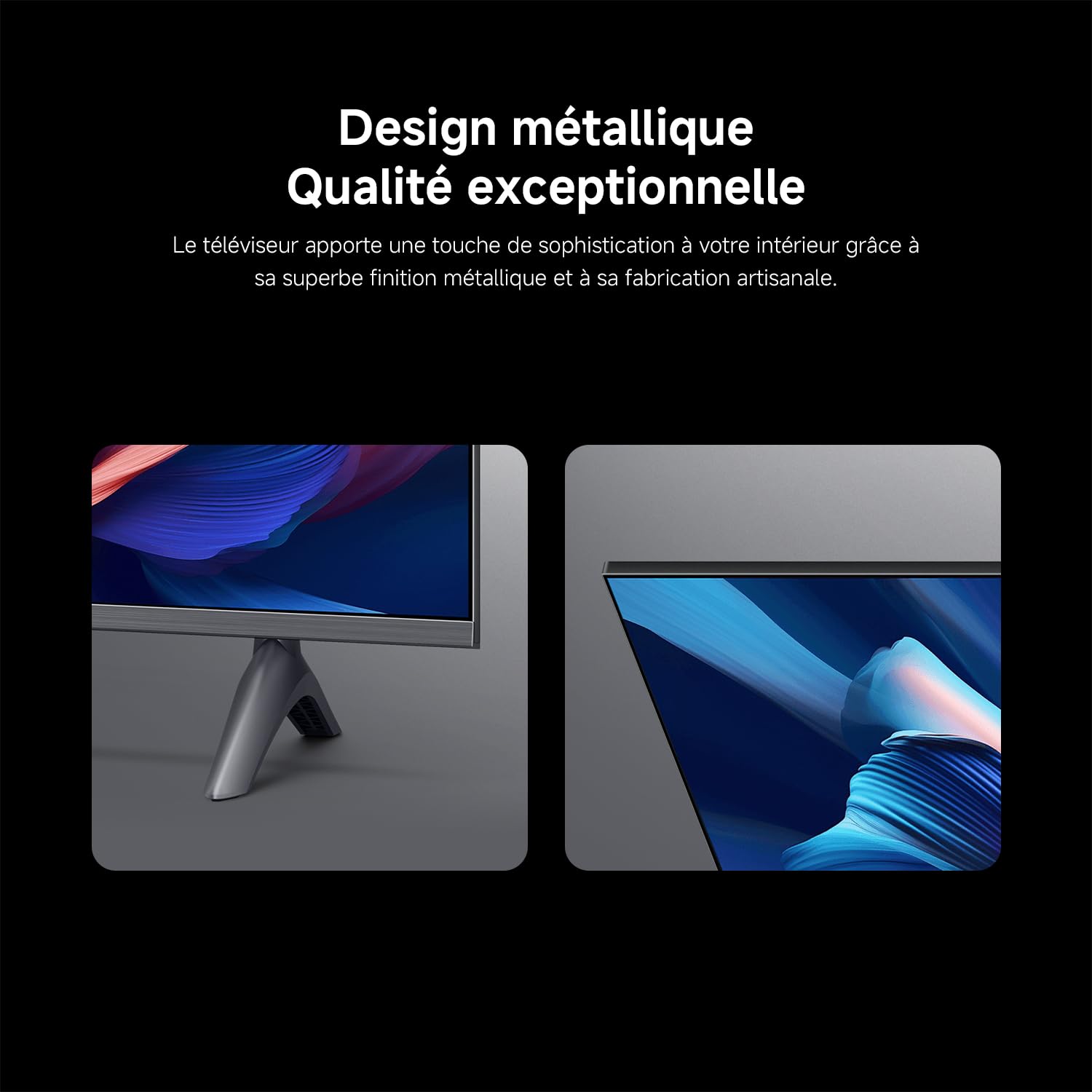 XIAOMI TV A Pro 50 127 cm 50 Pouces 4K UHD QLED Smart TV Google TV HDR10 Game Boost 120Hz MEMC 2Go+8Go