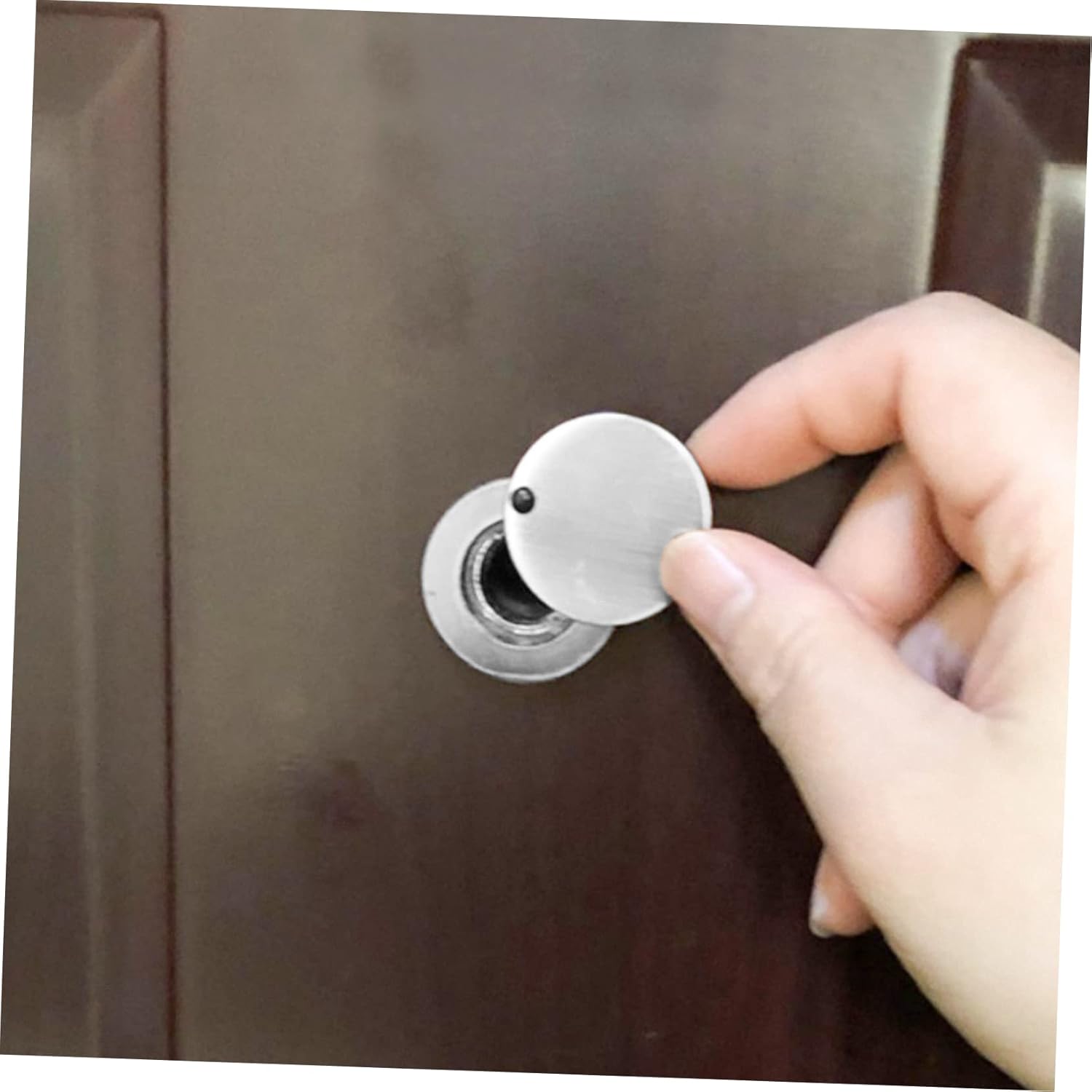 HOMSFOU 5pcs Home Office Door Covers Rotating View Angle Protector Privacy View Cover