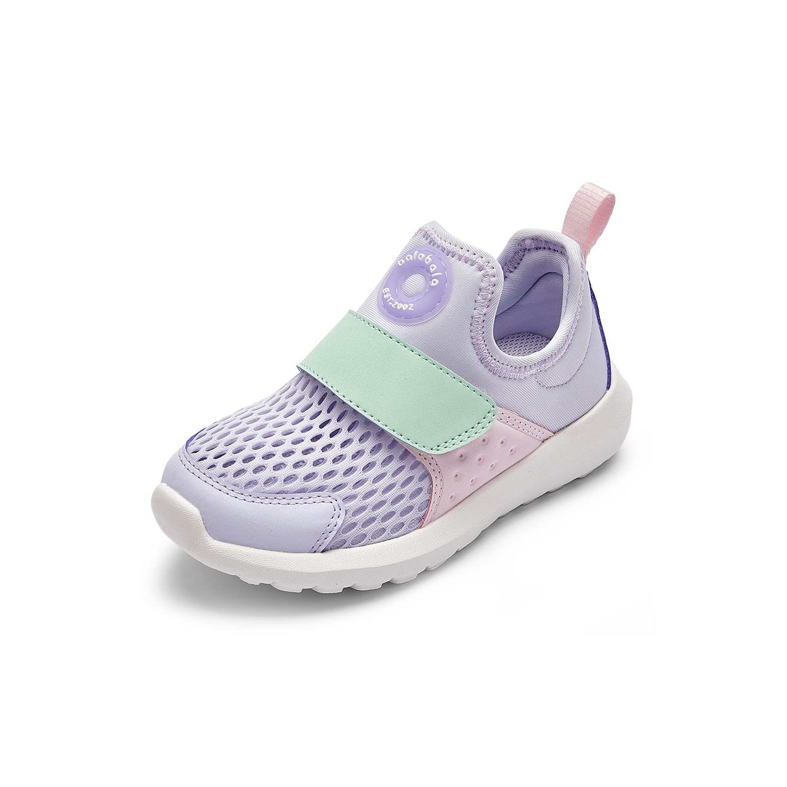 Balabala Kids Boys Girls Sneakers Running Tennis Shoes Lightweight Breathable Athletic Sports Purple