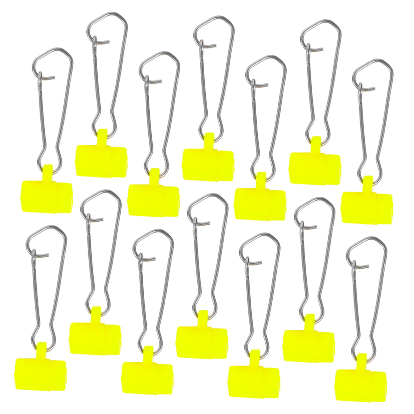 Toddmomy Accesorios De Pesca Bajo Abordar para Cerrar Aparejos De Pesca En El Mar Gancho Clips De Pesca De Acero Inoxidable Clips De Pesca Profesional El Plastico