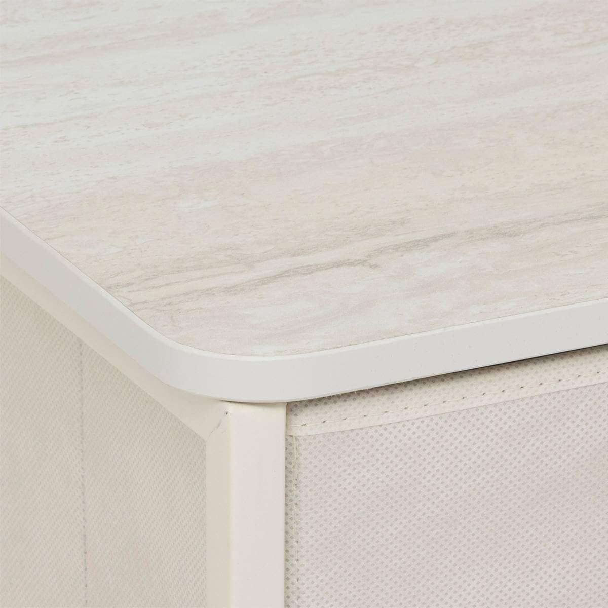 5 five simply smart 5five - Rangement tissa Beige 3 tiroirs