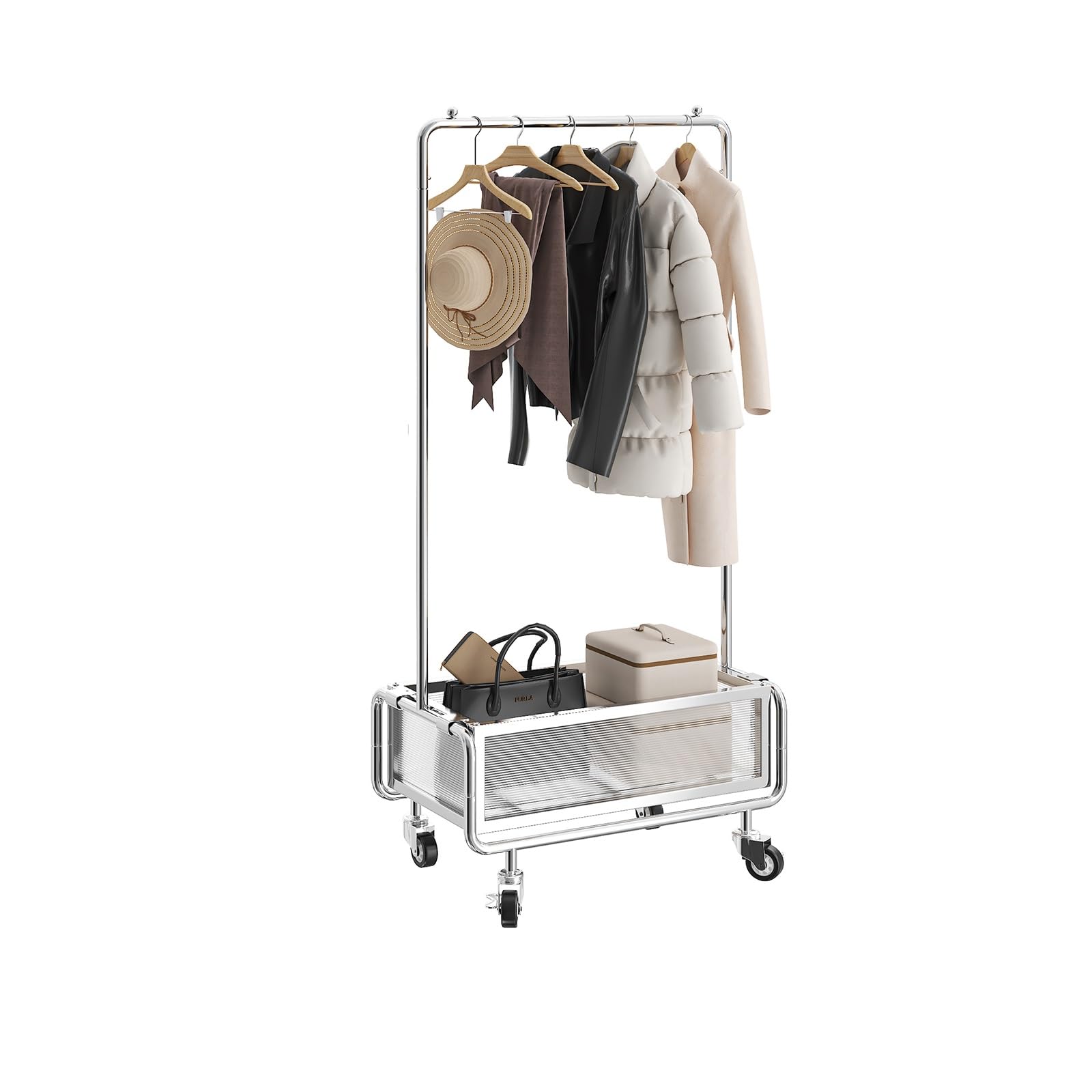 Organisateur de rangement portable pour suspendre les vêtements de vestiaire