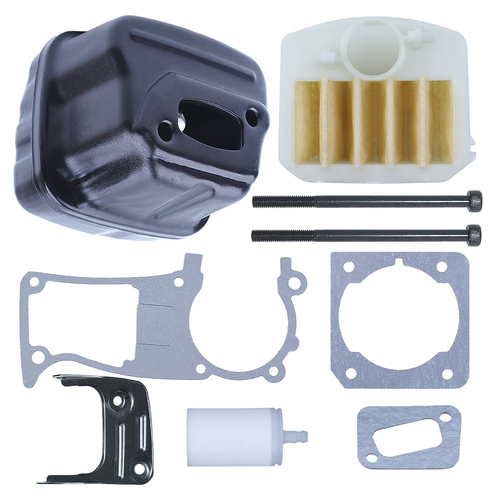 Kit de Juntas for Filtro Aire y Pernos Soporte for Motosierra Gasolina XP 351, 353, 350, 340, 345 346 (OEM, 503 86 27 03)