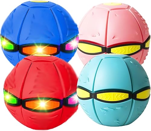 Magic Meta Ball, Magic Bouncing Ball, Children's Bouncing Balls, Magic Metaball, Magic Flying Saucer, Bouncy Balls, Parent-Child Interaction (4PCS, No Lights)