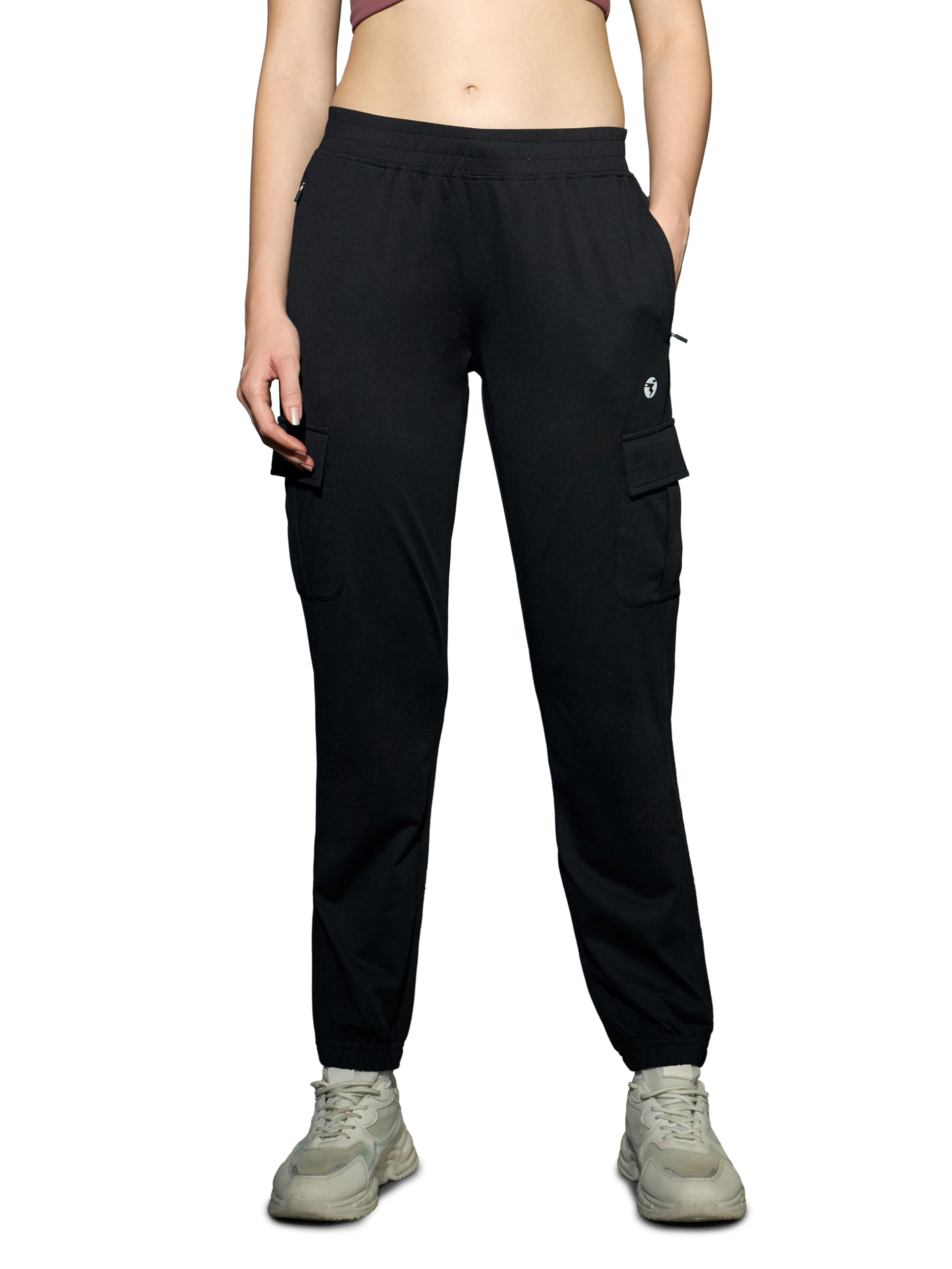 Women's Polyester Regular Fit 4 Pocket Solid Cargo with SPF50+, 2 Way Stretch, UV Protection for Activewear, Regular Use-image-36